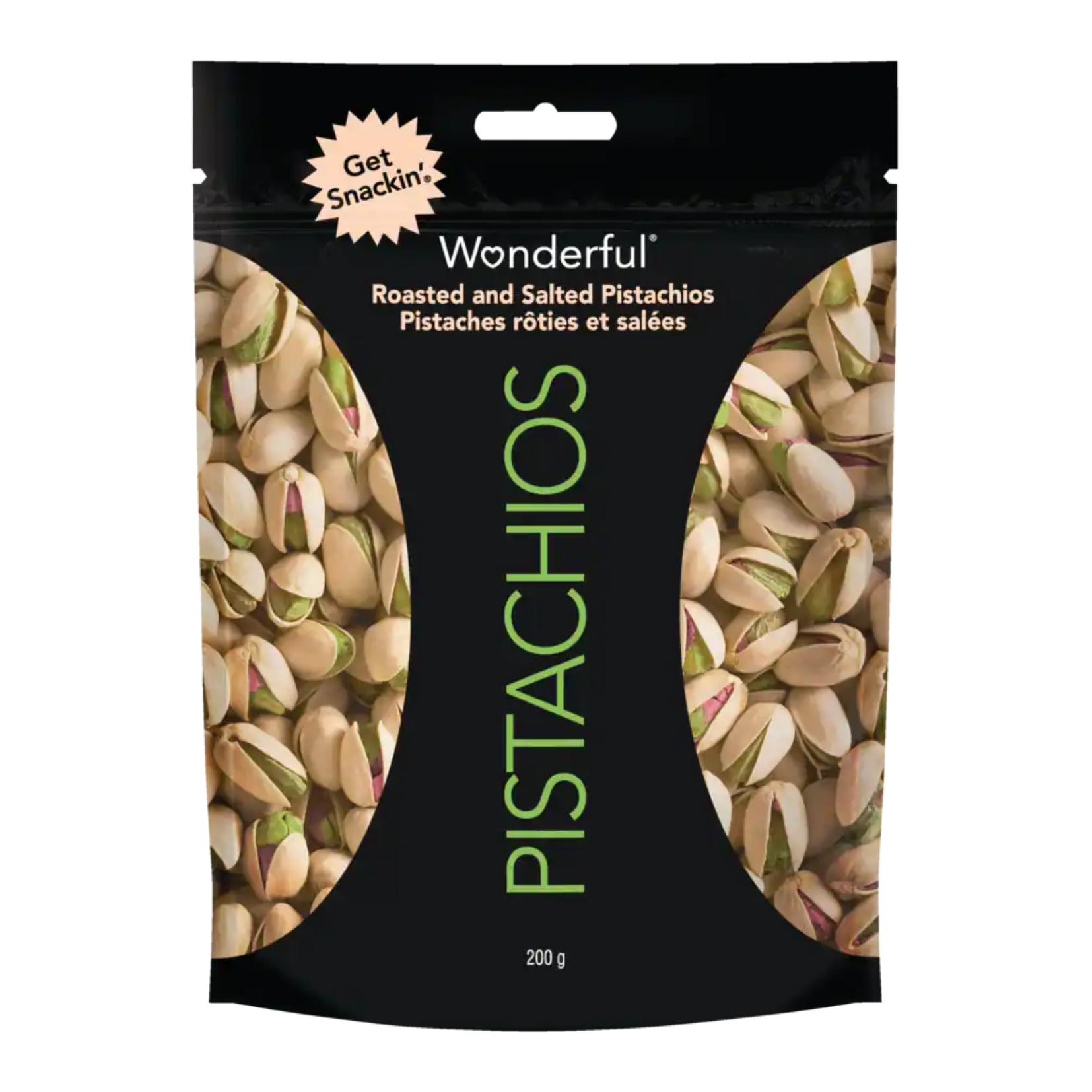 Wonderful Roasted And Salted Pistachios 200g