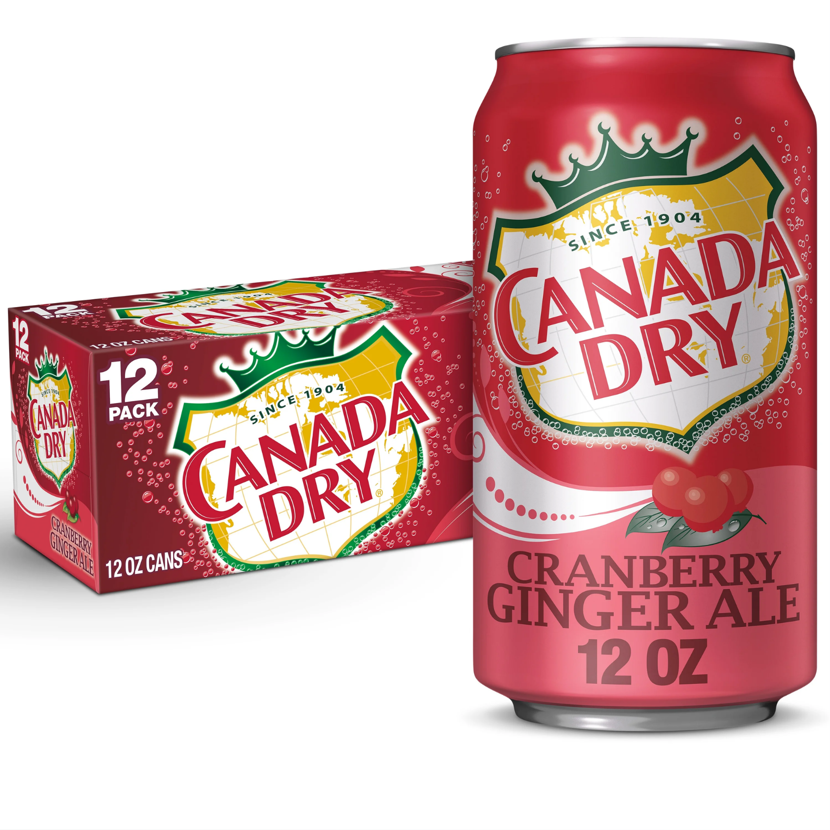 Canada Dry Cranberry Ginger Ale 355ml x 12