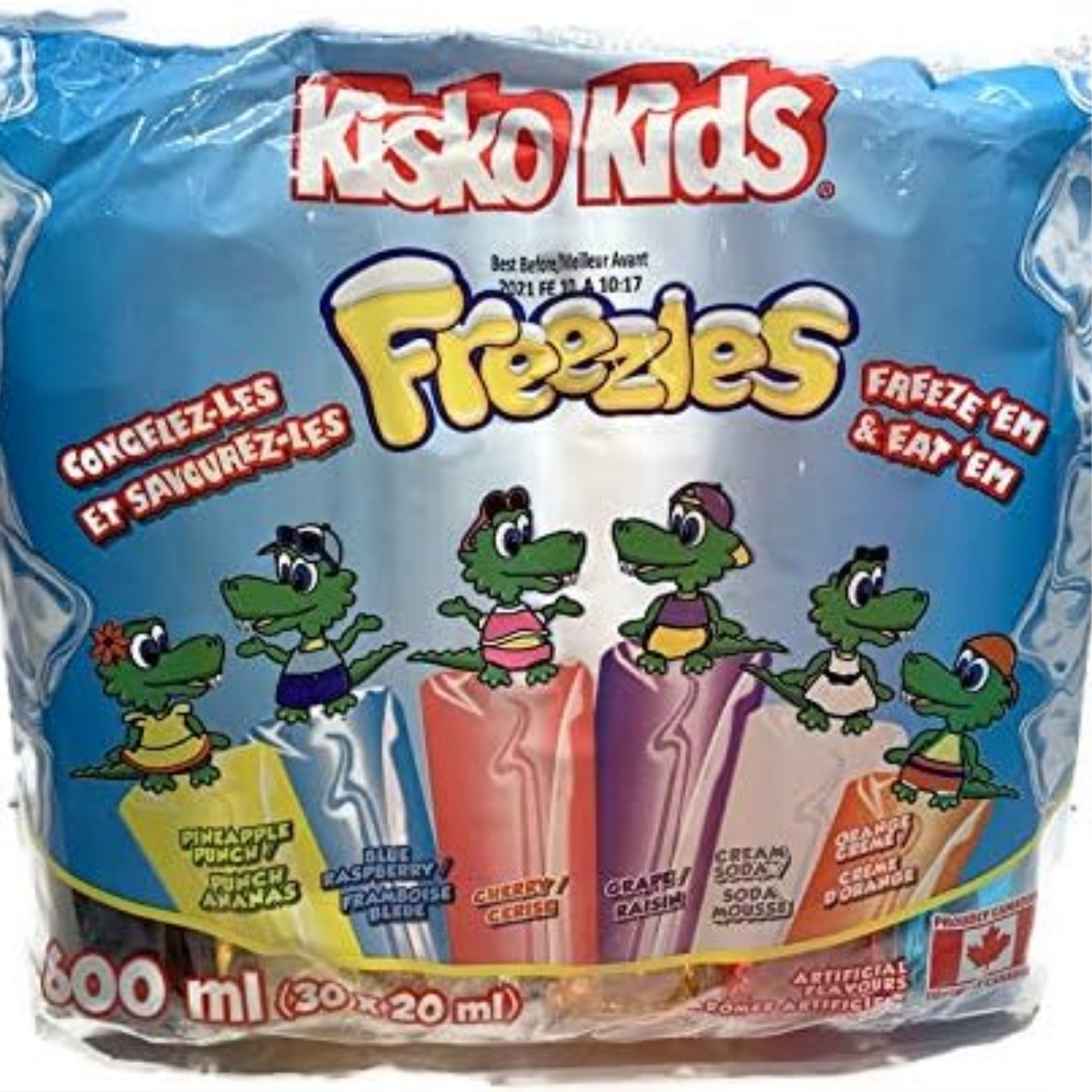 Kisko Amazin' Fruit Freezies 480ml