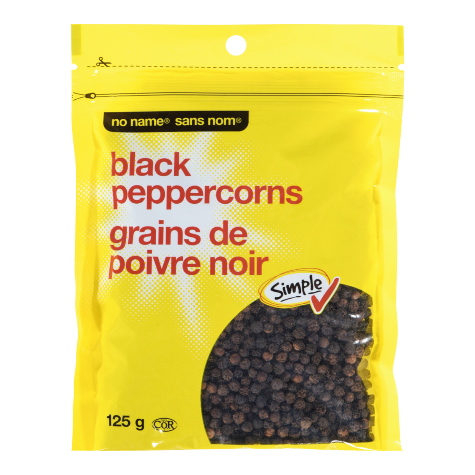 No Name Black Peppercorns 125g