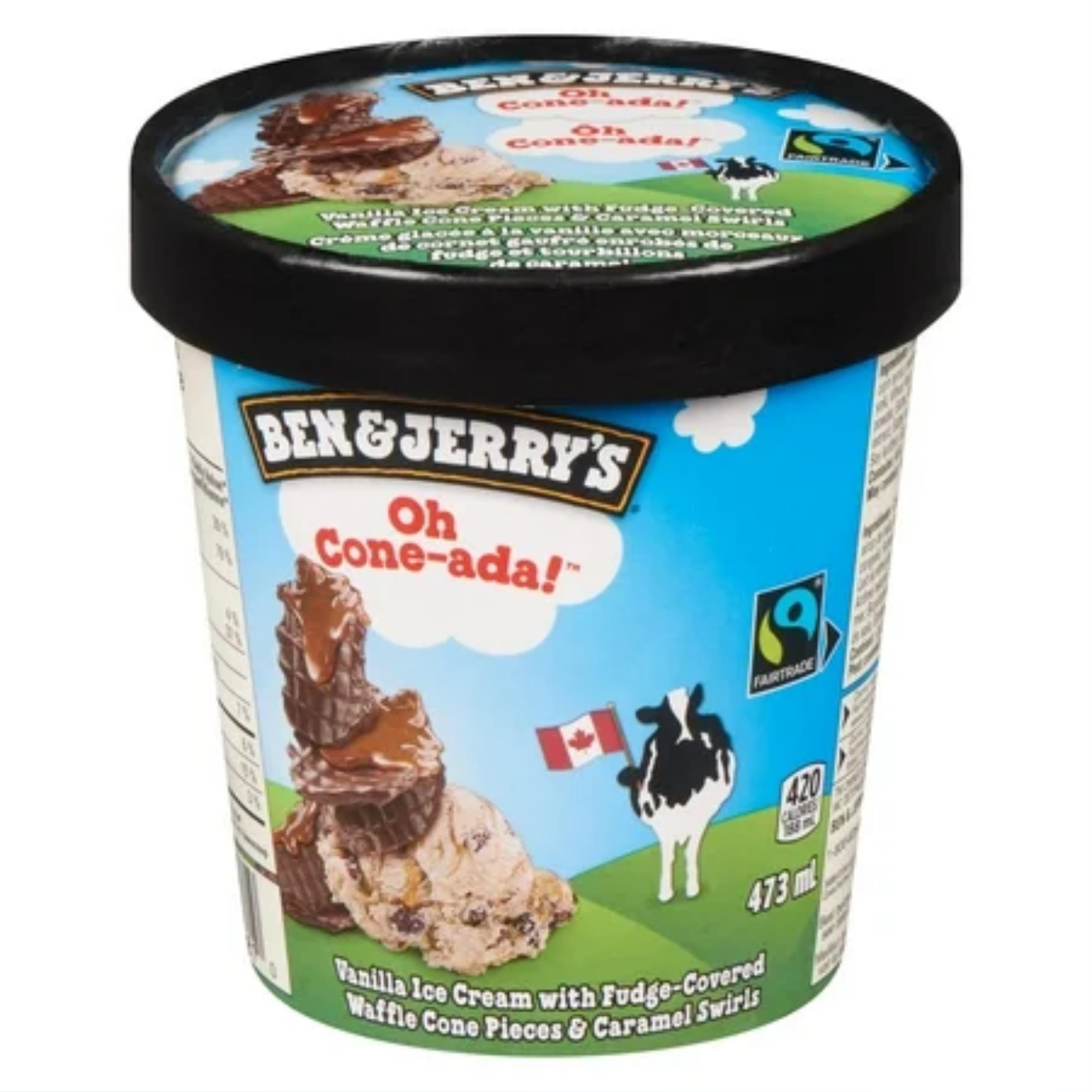 Ben & Jerry's Oh Cone-ada Ice Cream 473ml