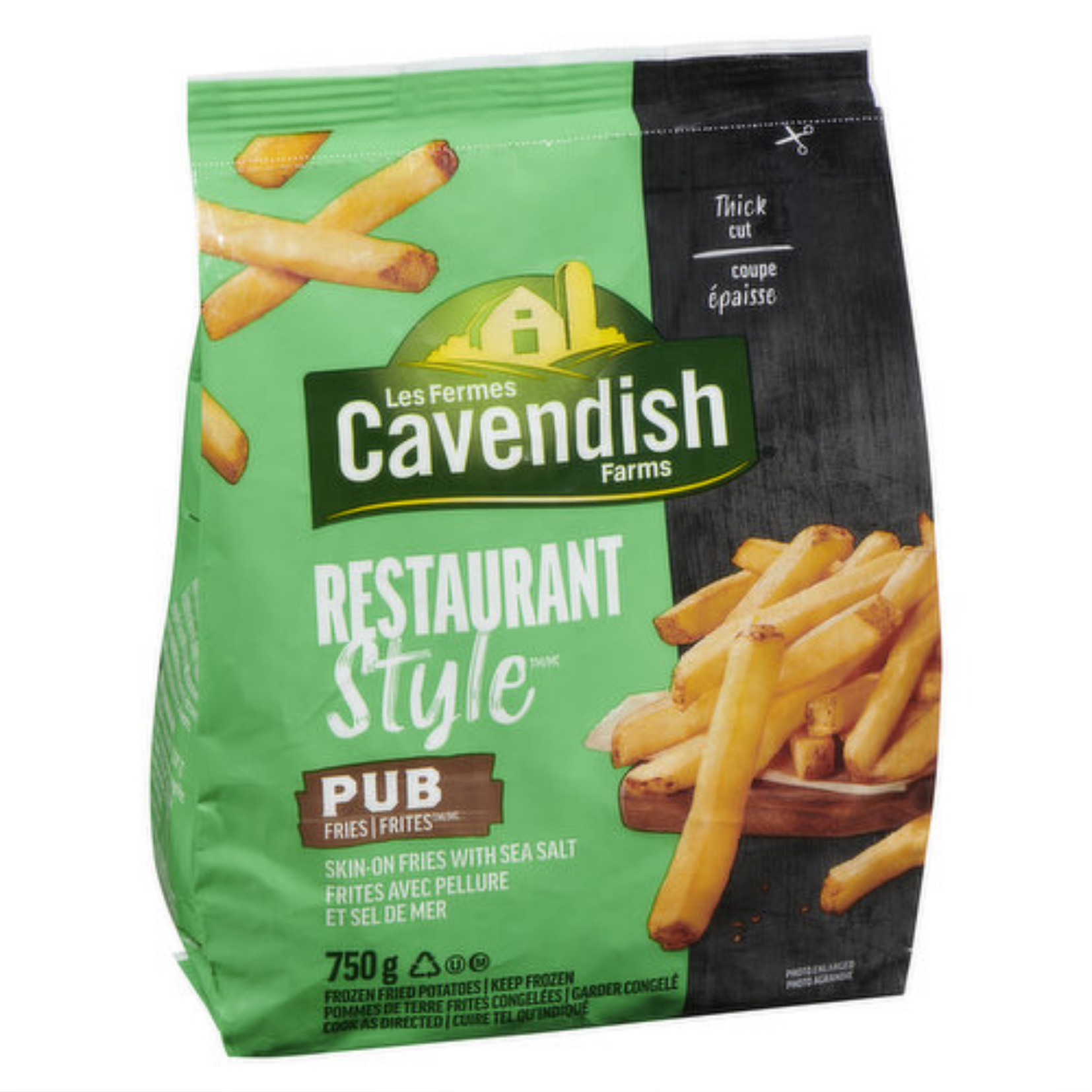 Cavendish Farms Restaurant Style Pub Fries 750g