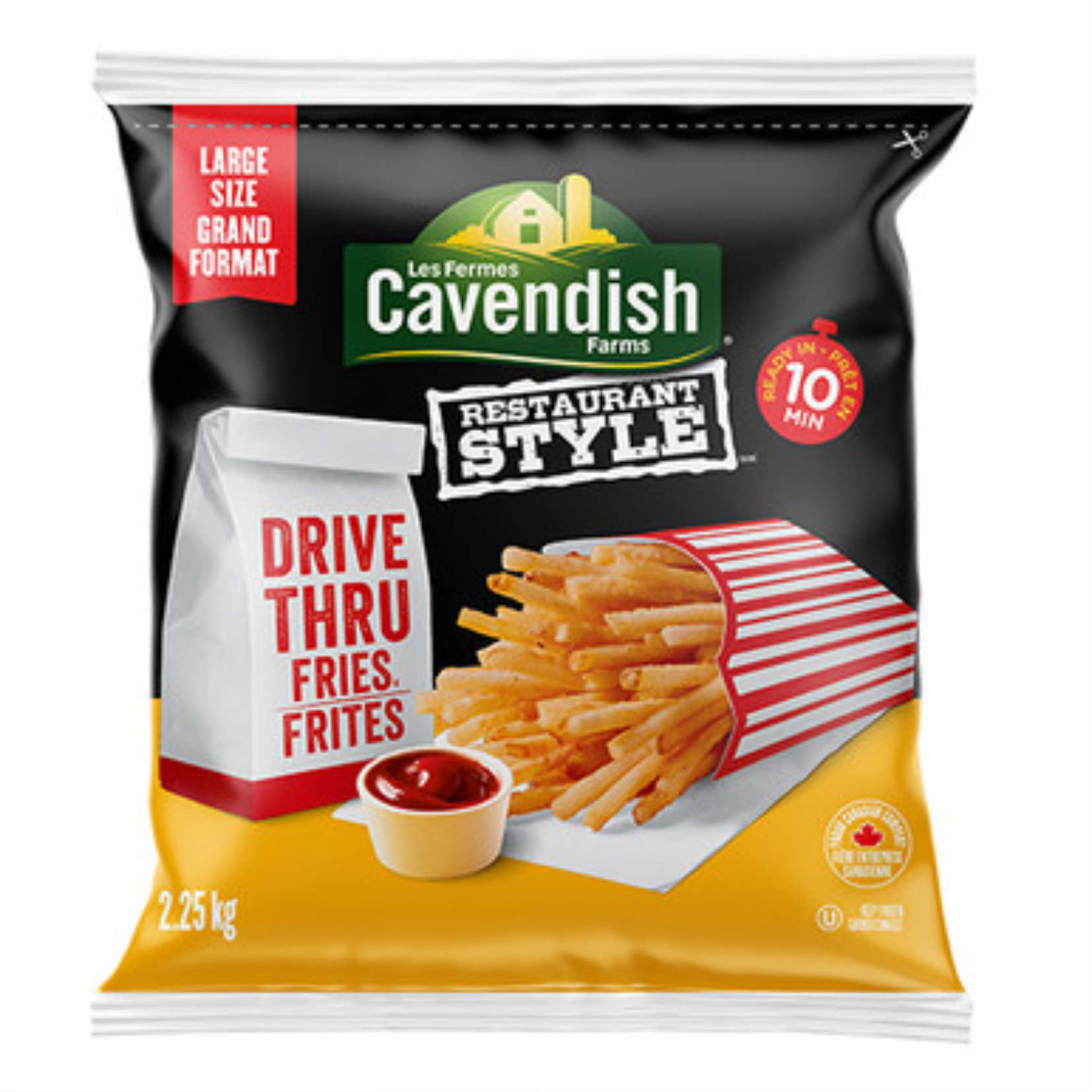 Cavendish Restaurant Style Thin Cut Frites  2.25kg