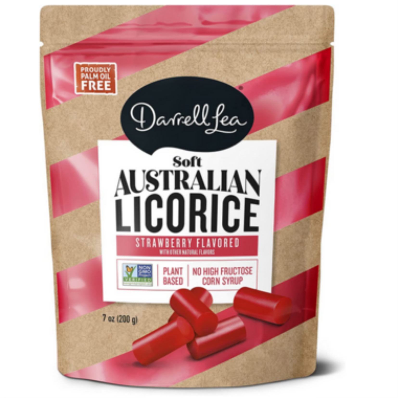 Darrell Lea Strawberry Licorice 200g