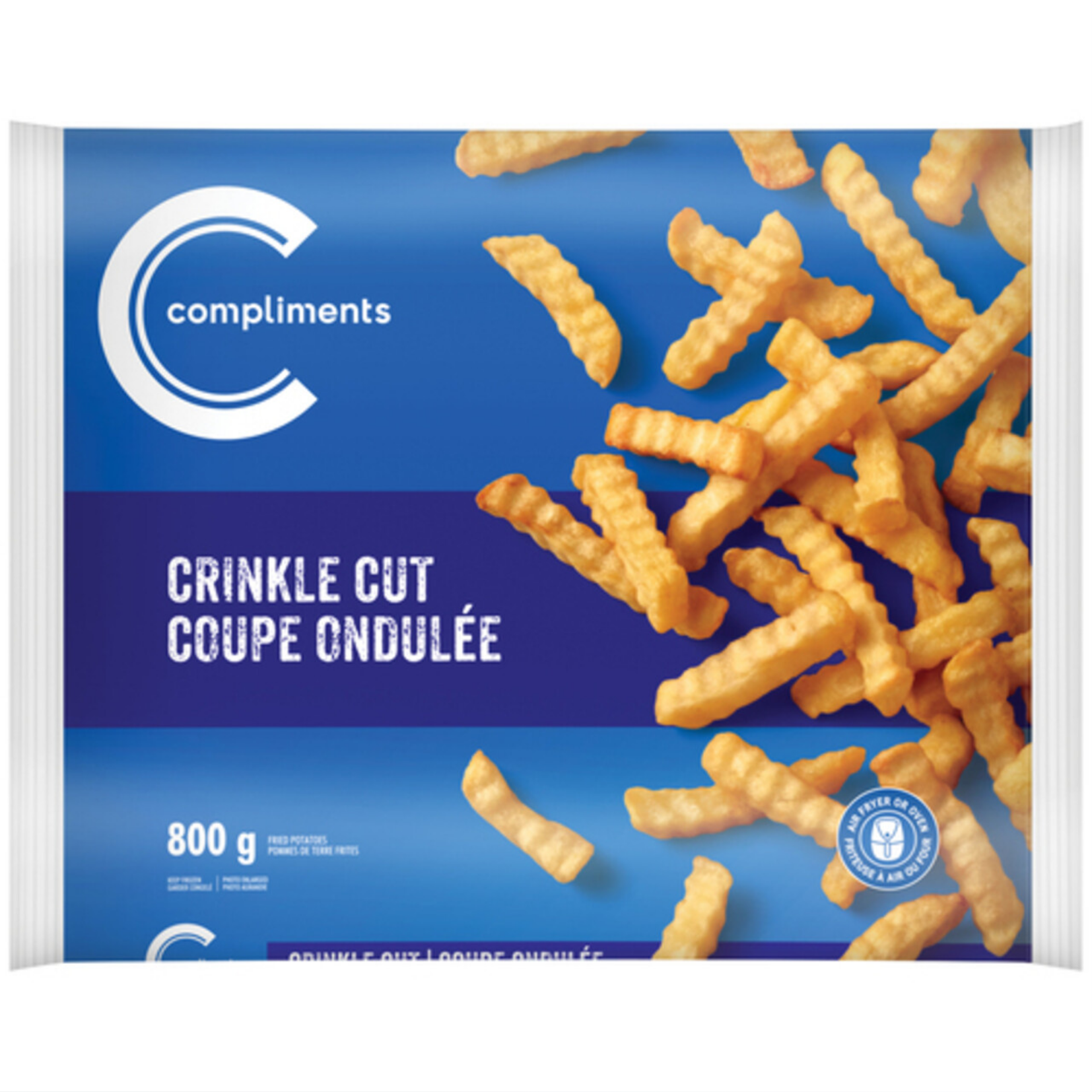 Compliments Crinkle Cut Fried Potatoes 800g