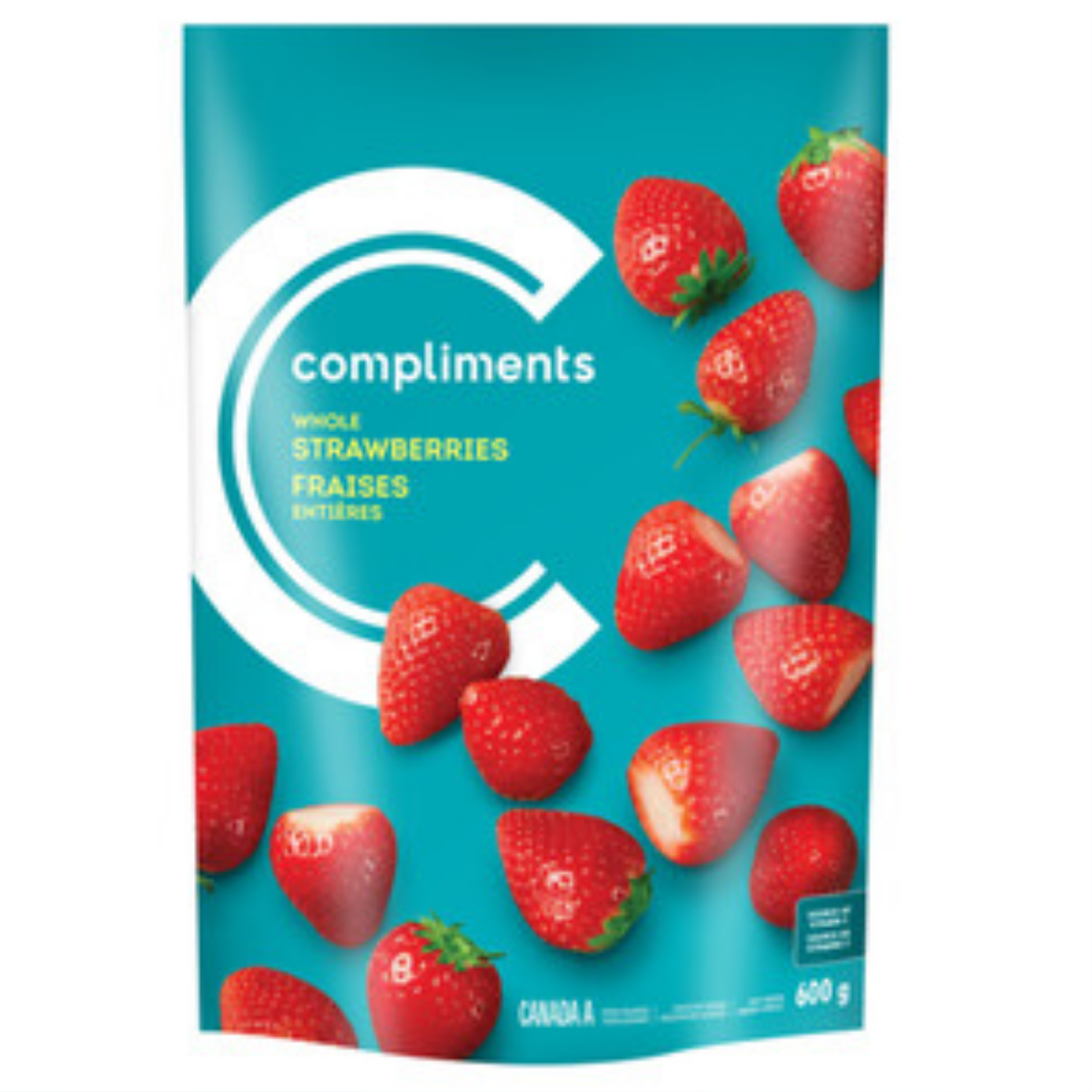 Compliments Frozen Whole Strawberries 600g