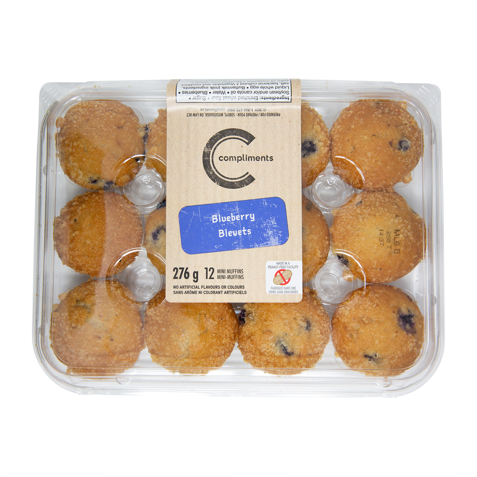 Compliments Mini Blueberry Muffins 336g