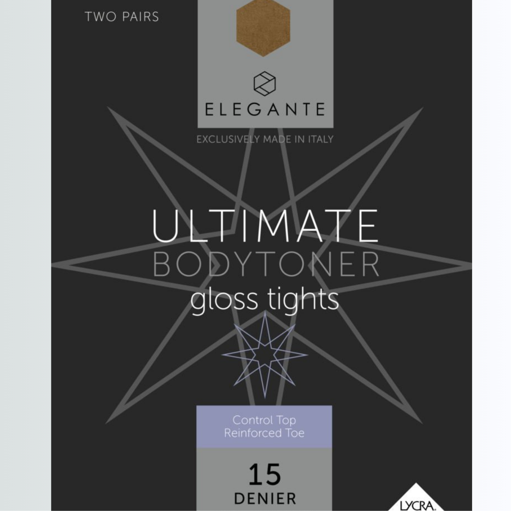 Elegante Ultimate Body Toner Tivoli  Tights L 2ct