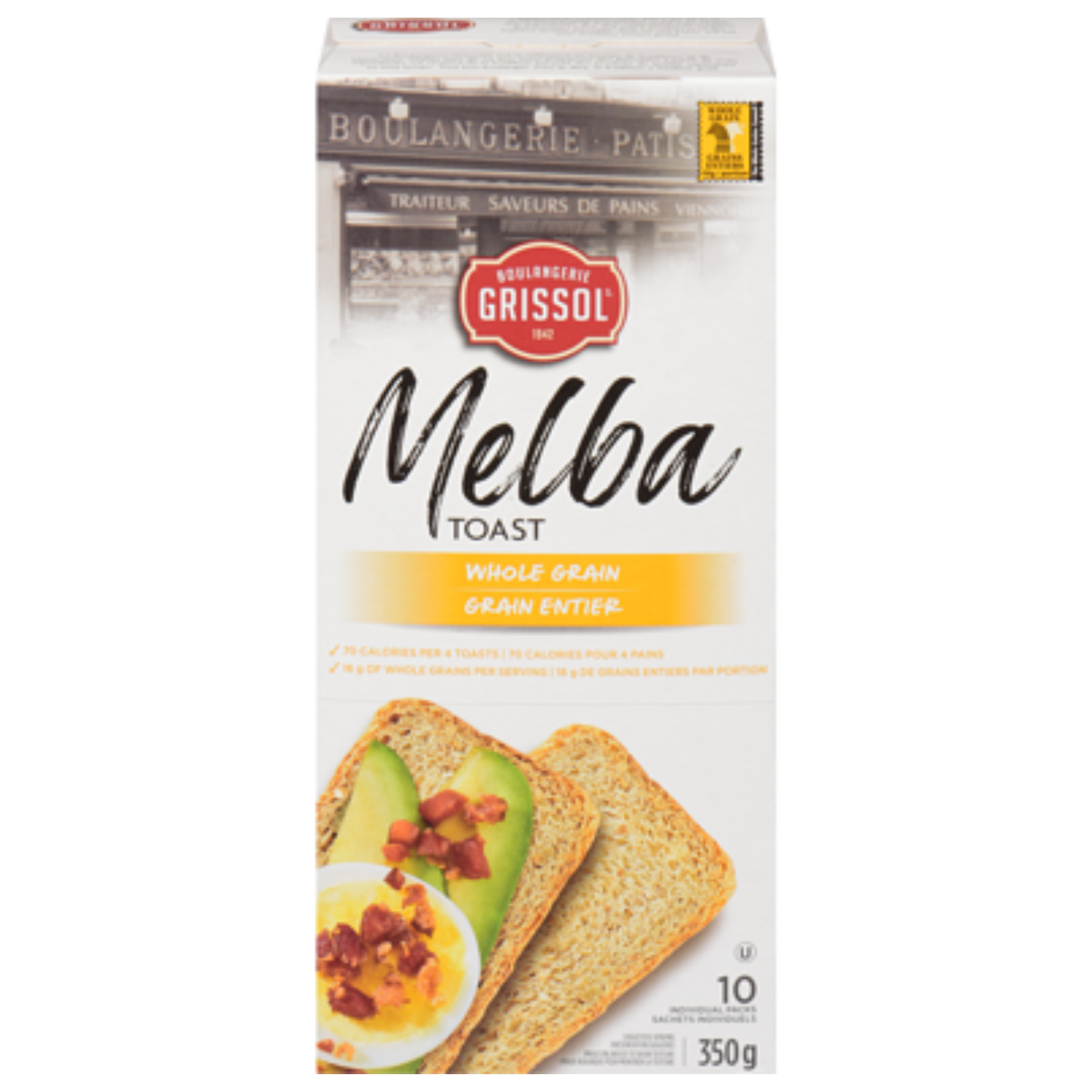 Grissol  Whole Grain Melba Toast 350g