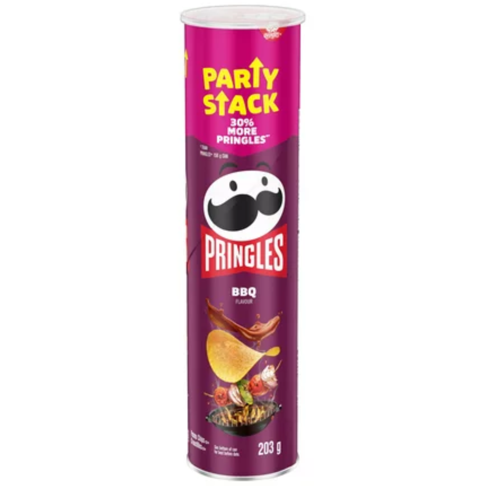 Pringles Party Stack Barbecue Chips 203g