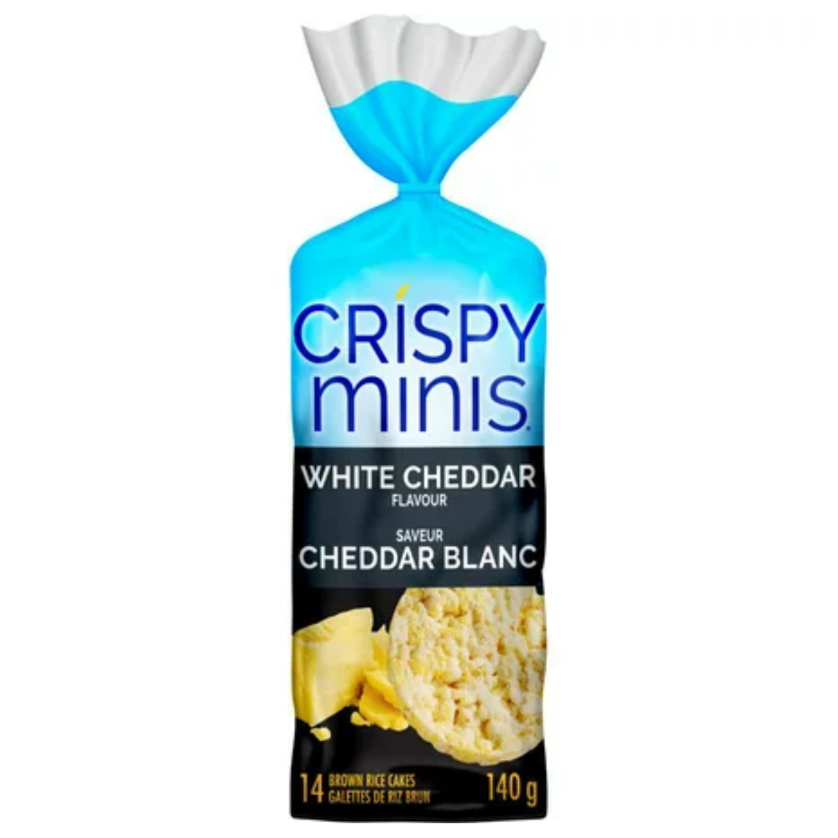 Quaker Crispy Minis White Cheddar Flavour Brown Rice Cakes 140g