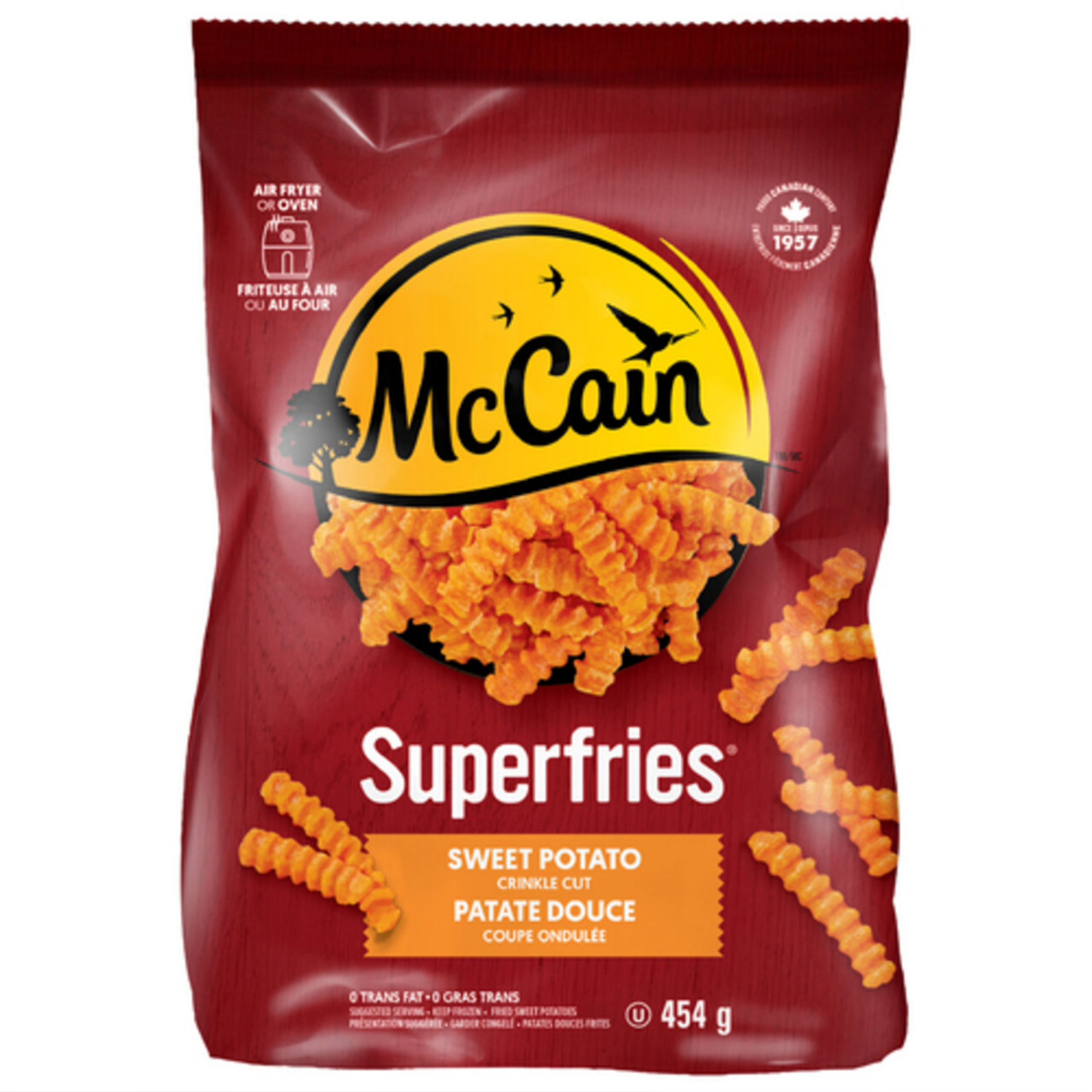 McCain Sweet Potato Crinkle Cut Superfries 454g