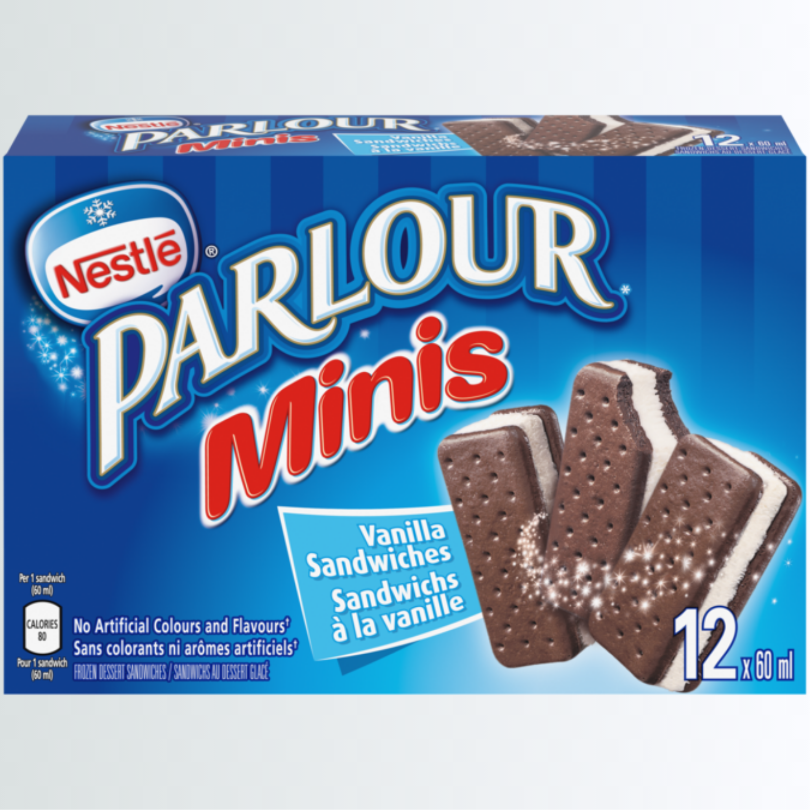 Parlour Minis Vanilla Ice Cream Sandwich 12ct