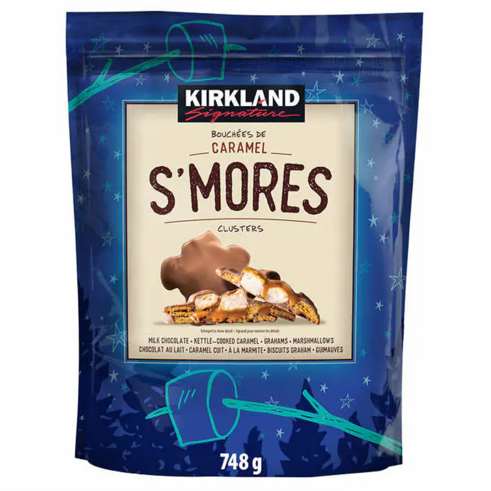 Kirkland Signature Caramel S'mores Clusters 748g