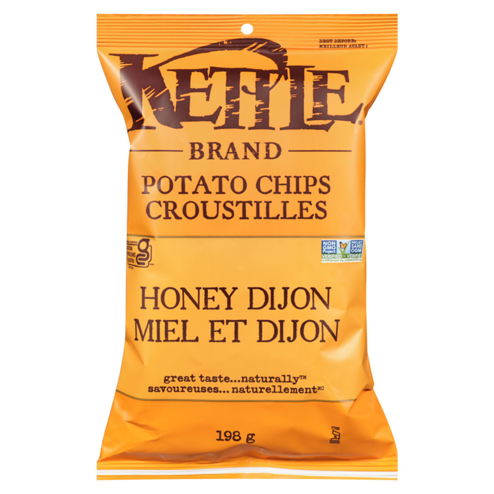 Kettle Brand Honey Dijon Potato Chips 198g