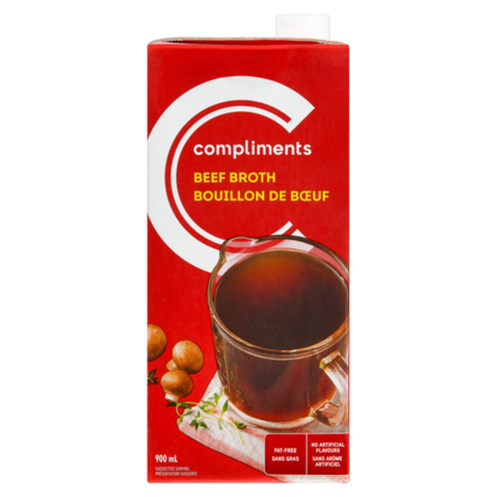 Compliments Beef Broth 900ml