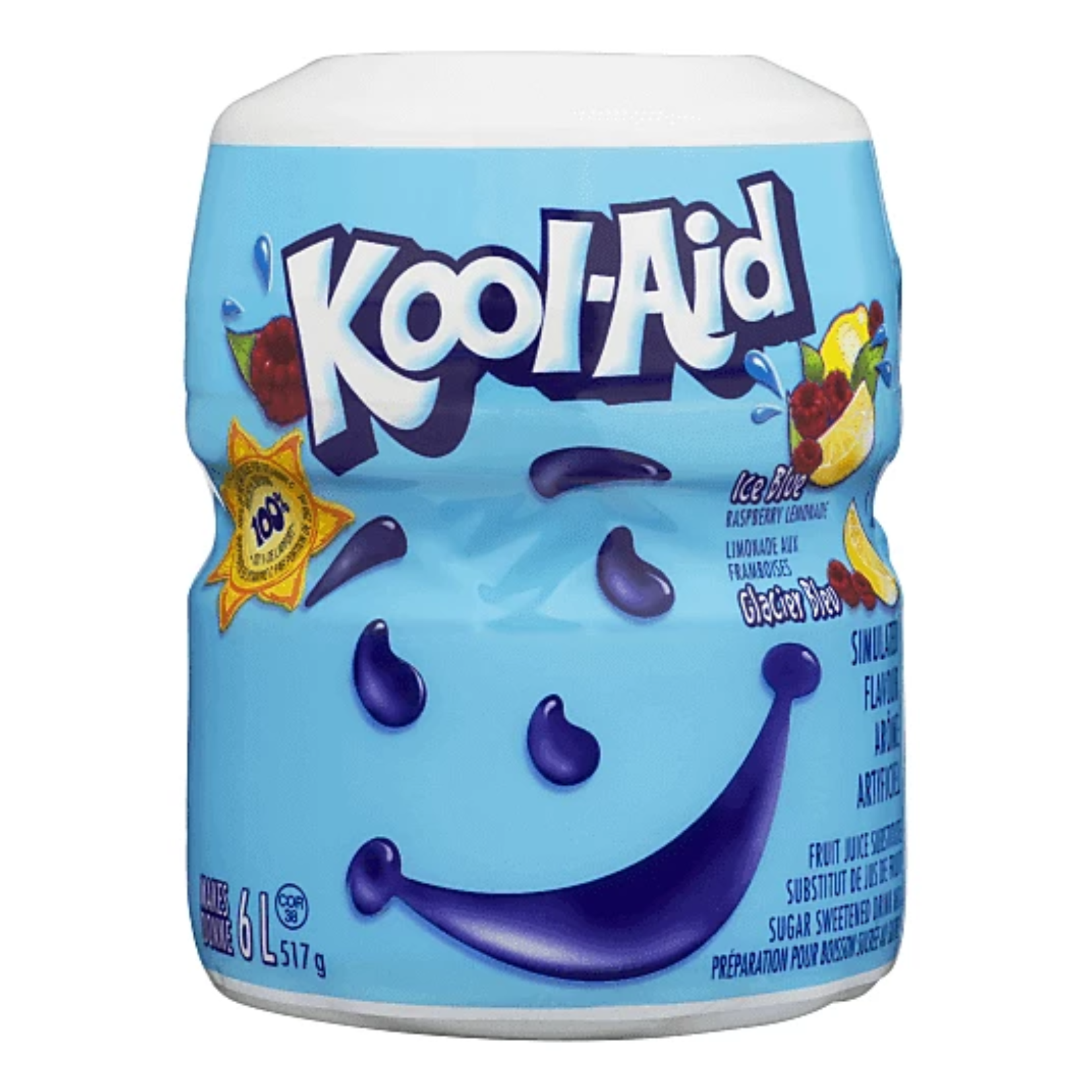 Kool-Aid Ice Blue Raspberry Lemonade Drink Crystals 517g