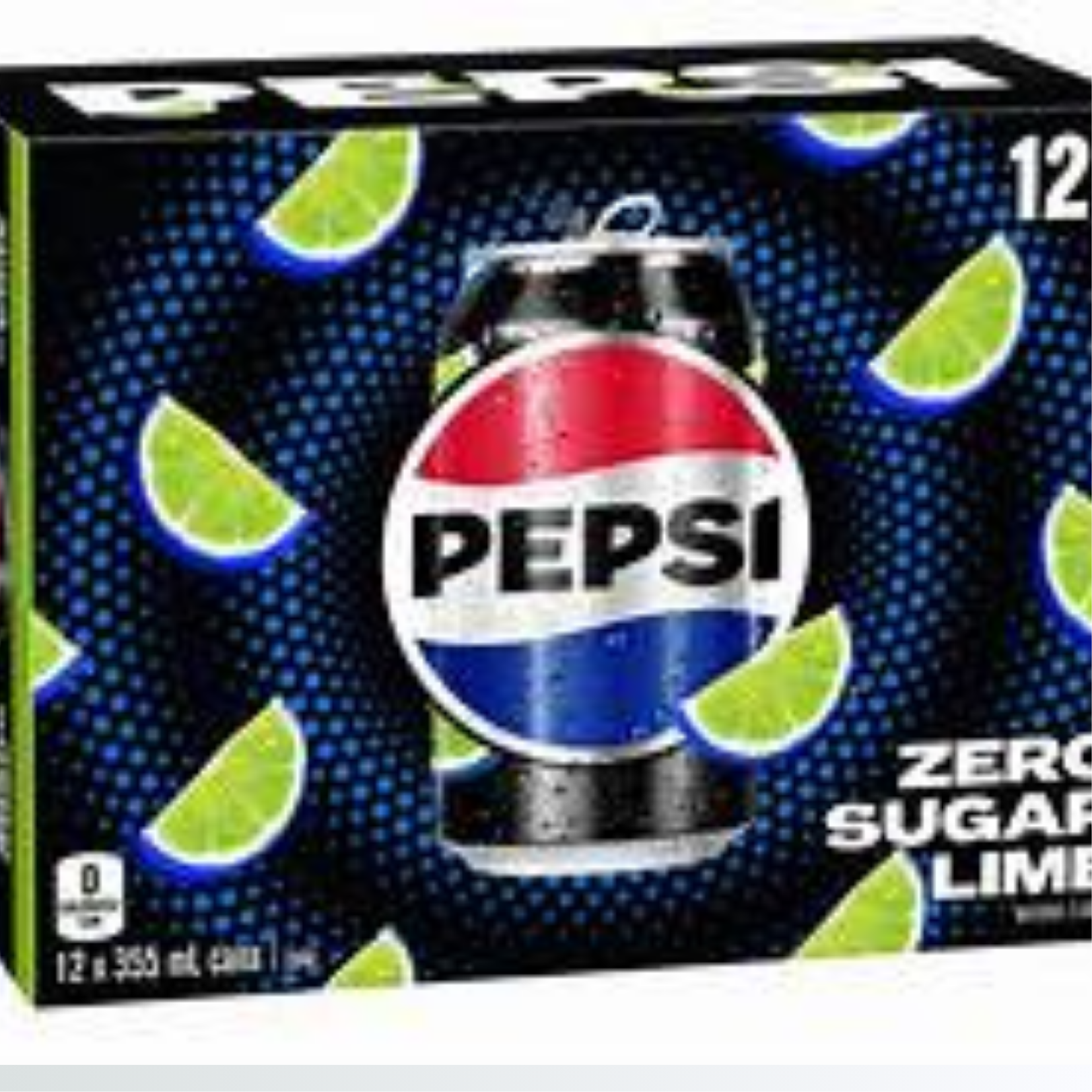 Pepsi Zero Sugar Lime 355ml x 12