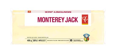 President's Choice Monterey Jack Cheese 400g