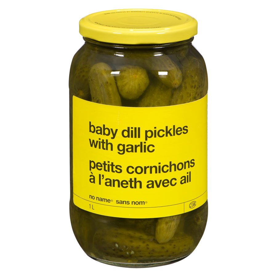 No Name Garlic Baby Dill Pickles 1L