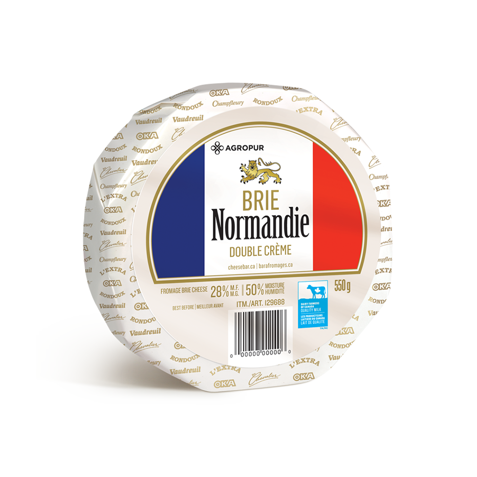 Normandie Double Creme Brie Cheese 550g