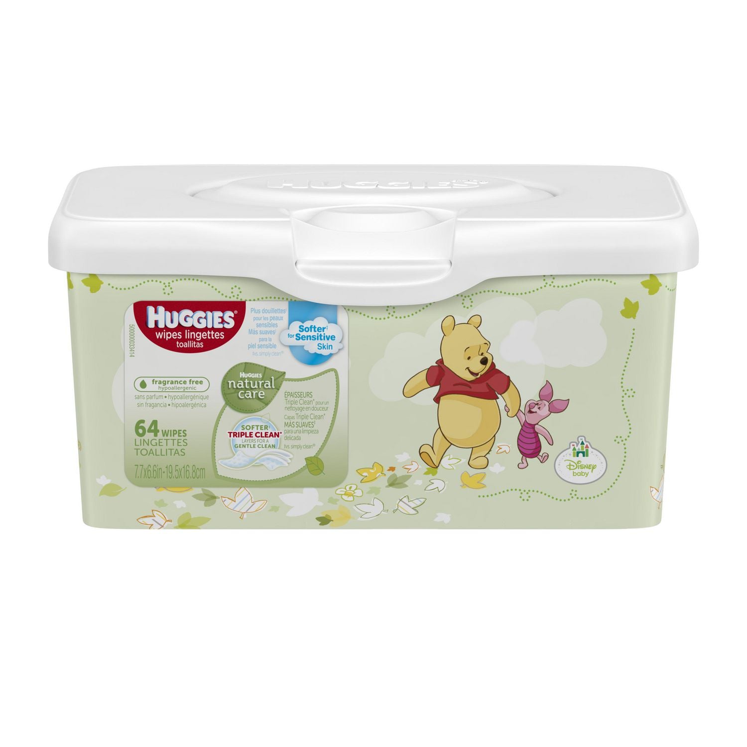 Huggies Natural Care Wipes 64ct