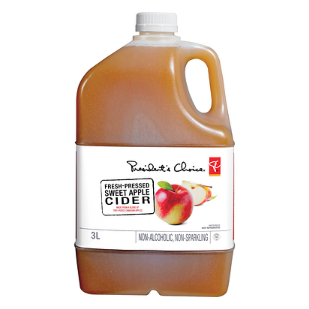 President's Choice Sweet Apple Cider 3L