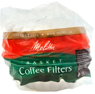 Melitta 10-12cup Basket Coffee Filters  100ct