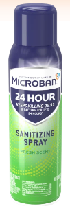 Microban 24Hr Fresh Scent Disinfectant Spray 425g