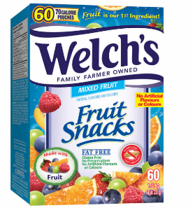 Welch's Fruit Snacks 22g x 60