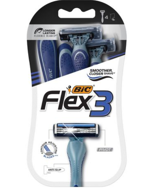 Bic Flex 3 Disposable Men's Razor 8ct