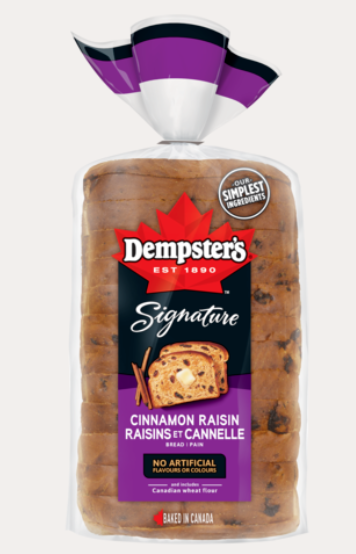 Dempster's Cinnamon Raisin Bread 680g