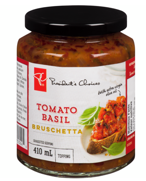 President's Choice Tomato Basil Bruschetta 410ml