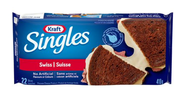 Kraft Singles Swiss Cheese Slices 22ct