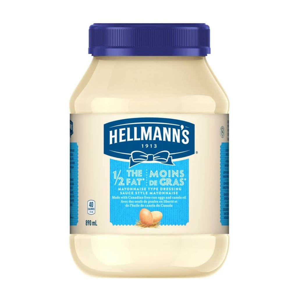 Hellmann's Mayonnaise 1/2 Fat 890ml