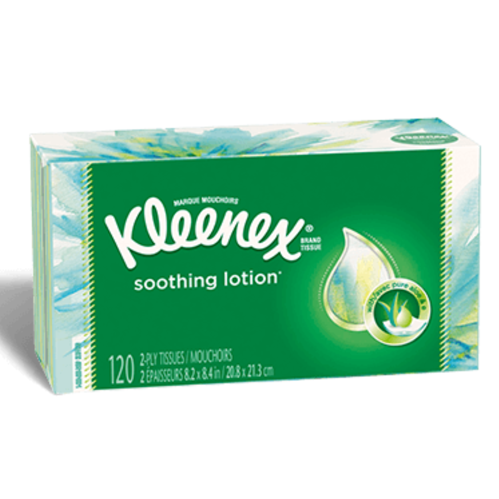 Kleenex Soothing Lotion 3-Ply Facial Tissues 110ct