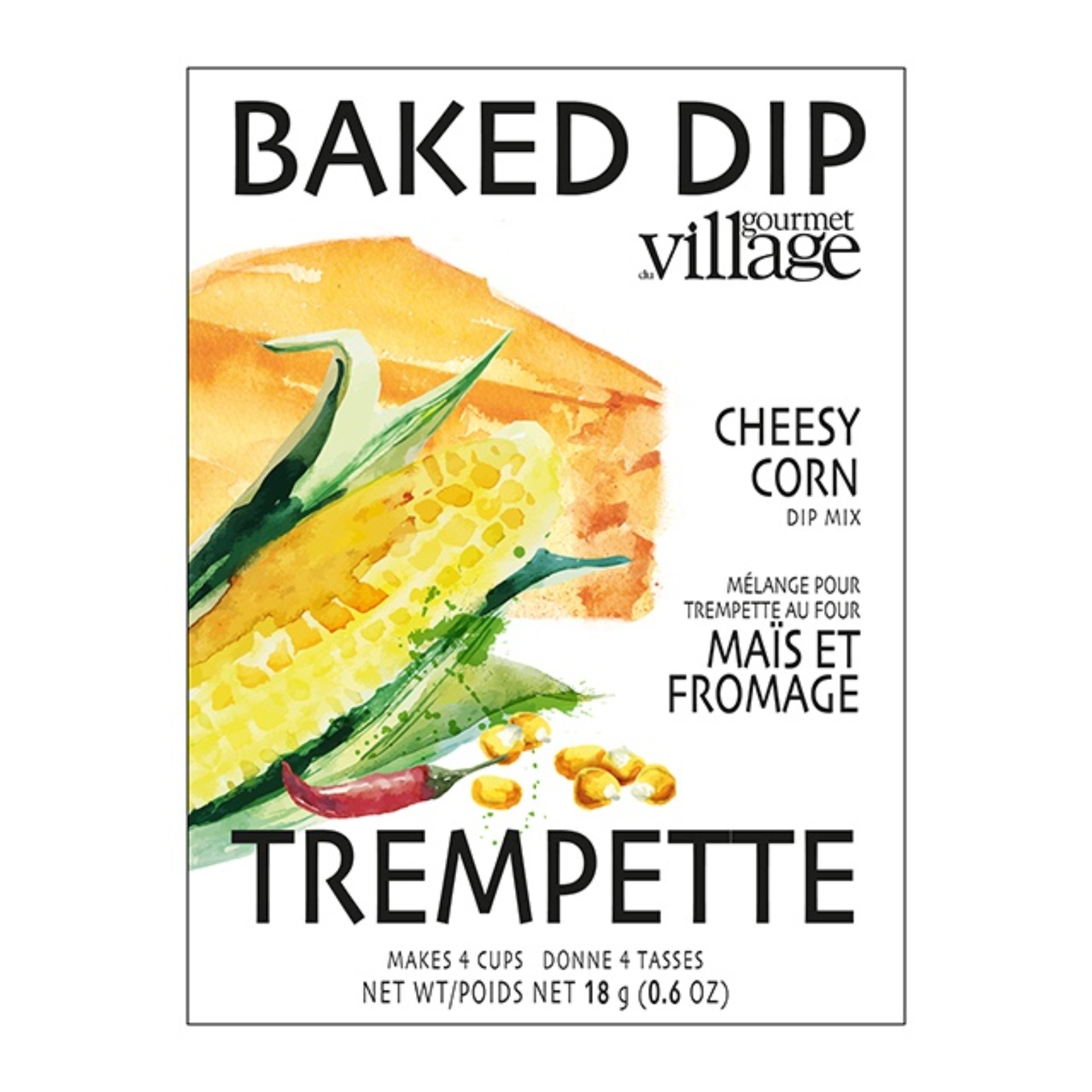 Gourmet Village Cheesy Corn Baked Dip Mix 18g