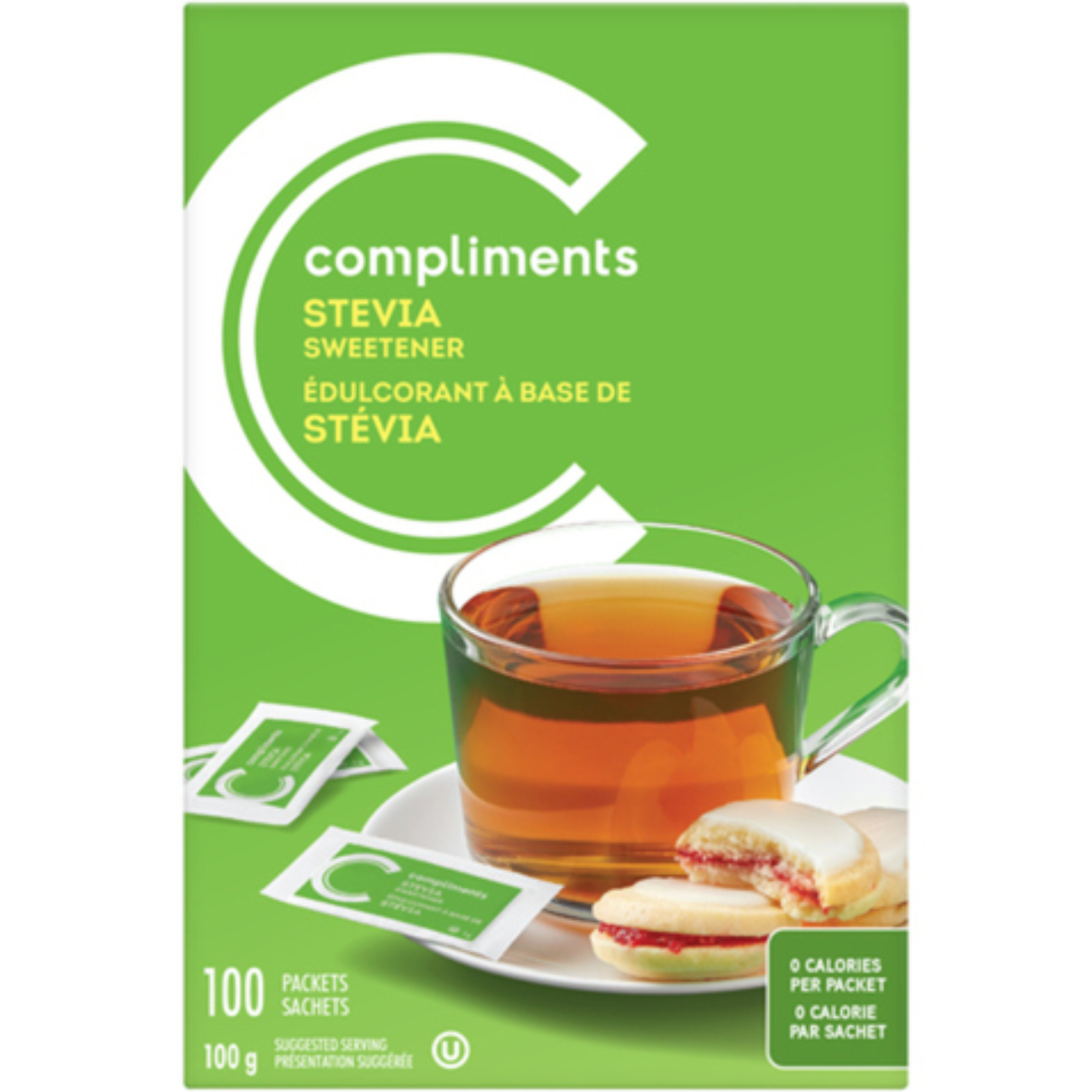 Compliments Stevia Sweetener 100g