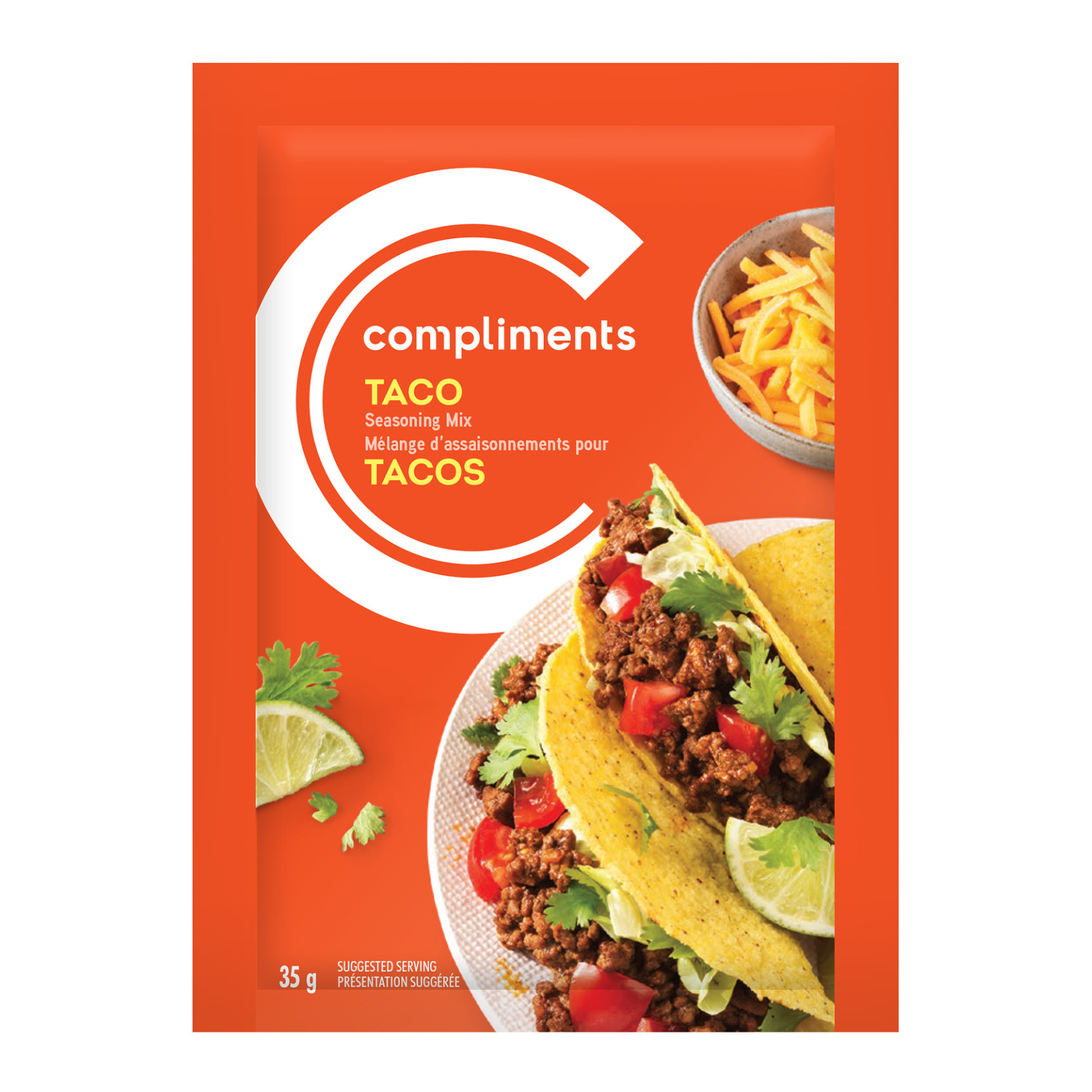 Compliments Taco Seasoning Mix 35g