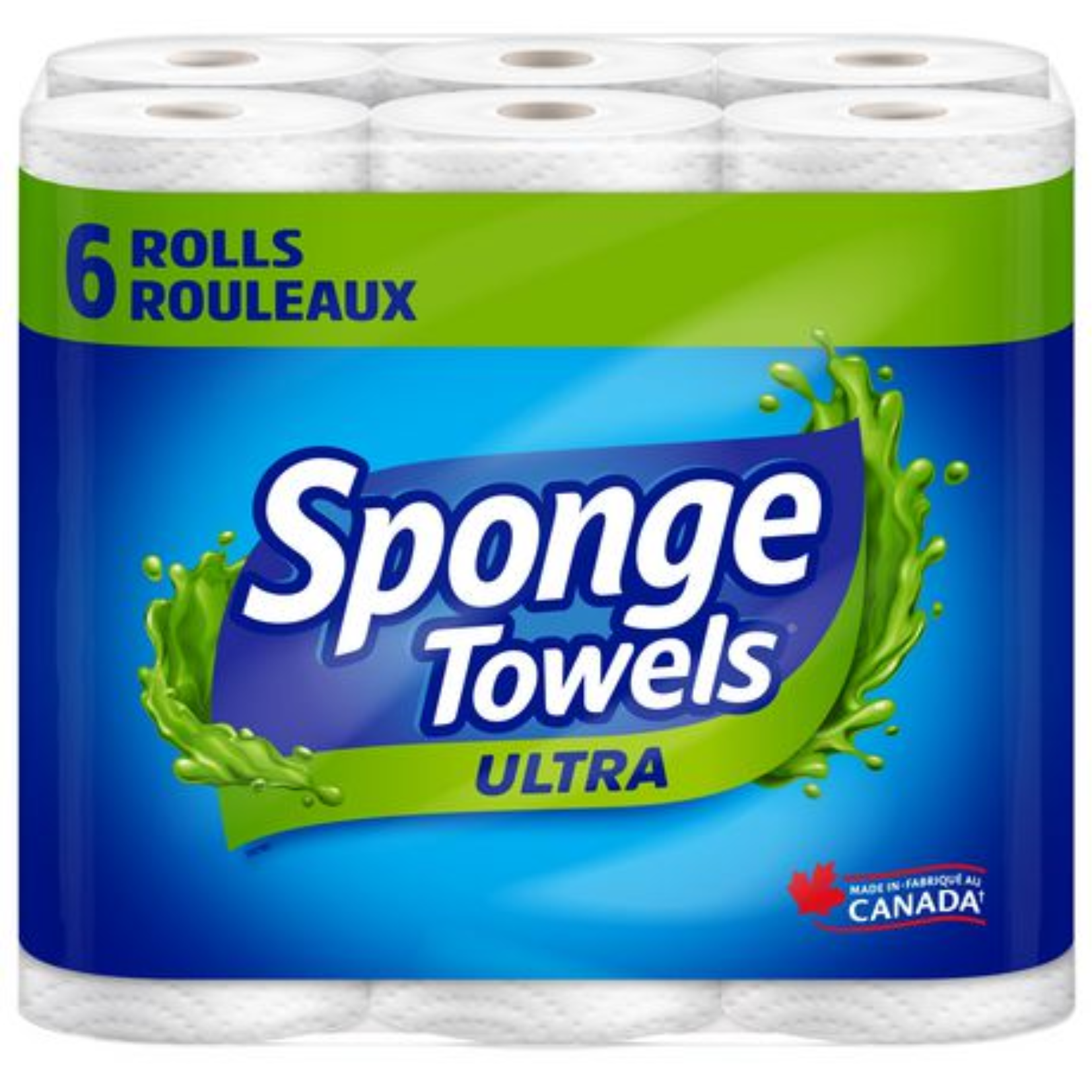 Sponge Towels Choose-A-Size Paper Towel Roll 6ct