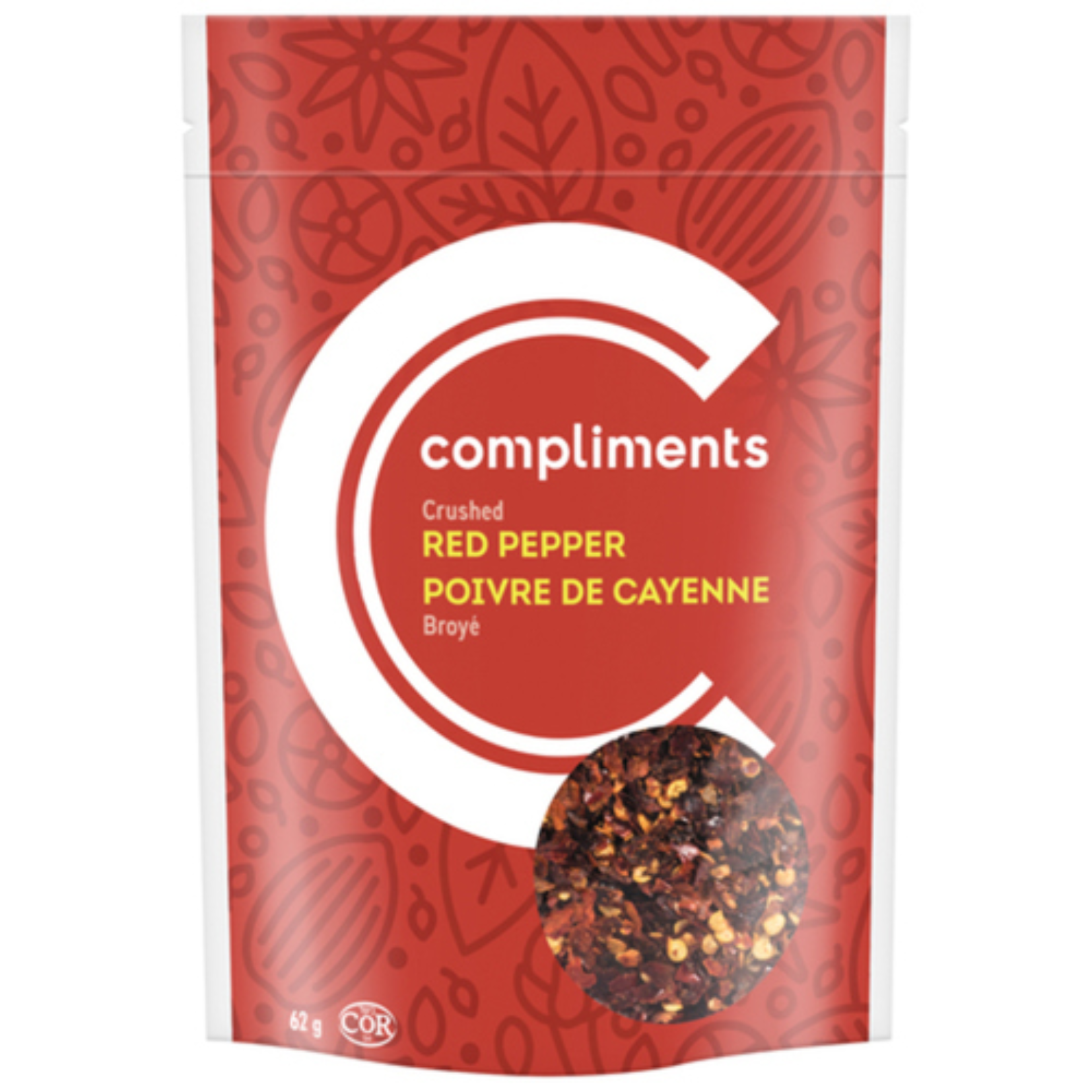 Compliments Crushed Red Peppers 62g