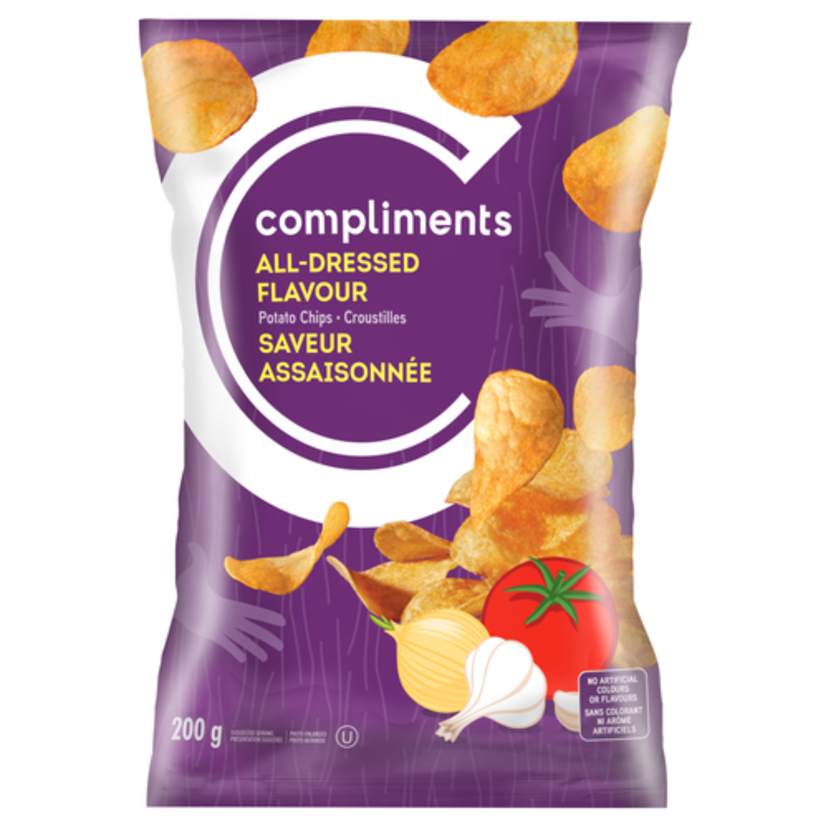 Compliments All-Dressed Potato Chips 200g