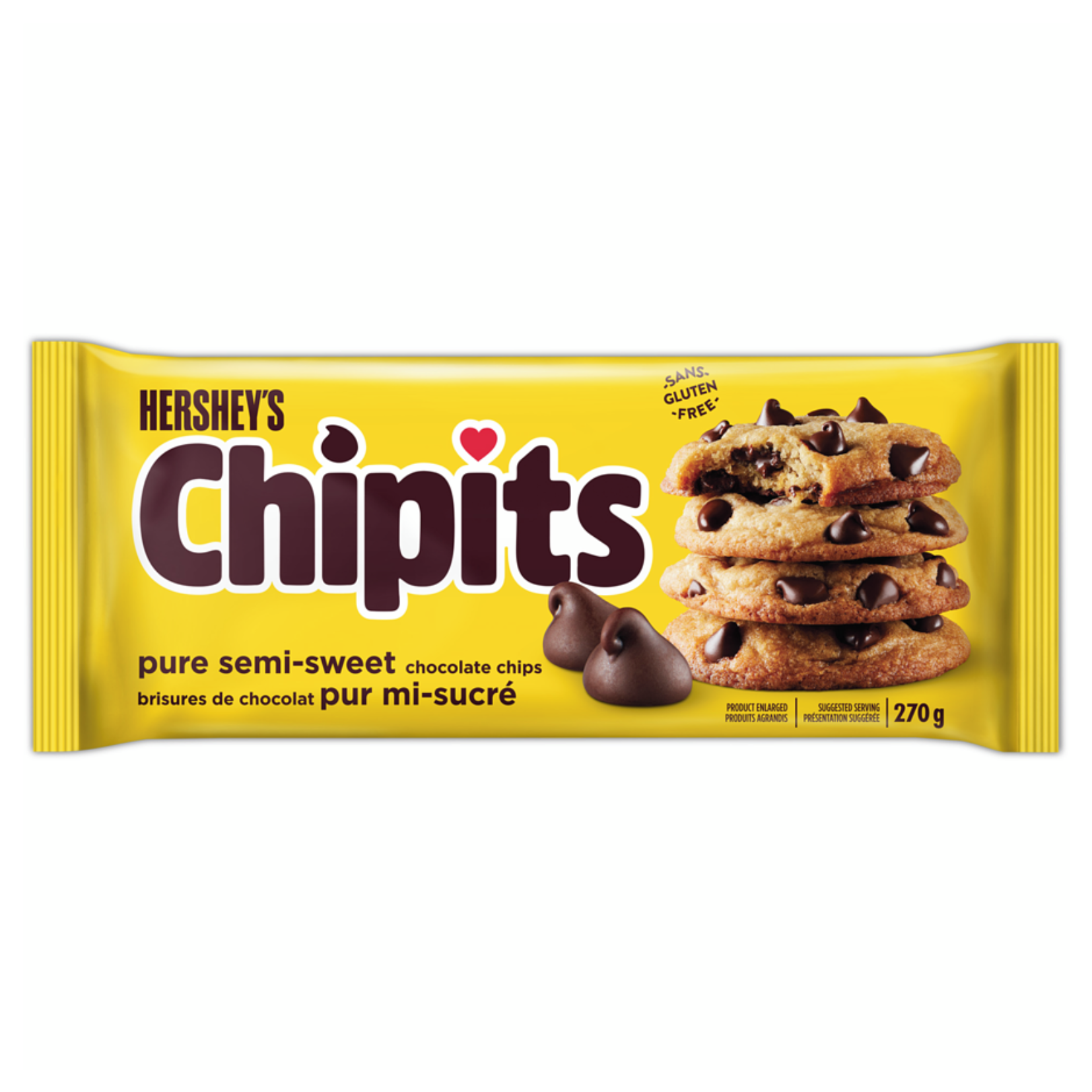 Hershey's Chipits Pure Semi Sweet Chocolate Chips 270g