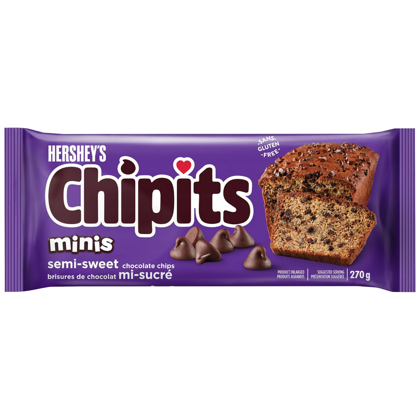 Hershey's Chipits Semi Sweet Minis Chocolate Chips 270g