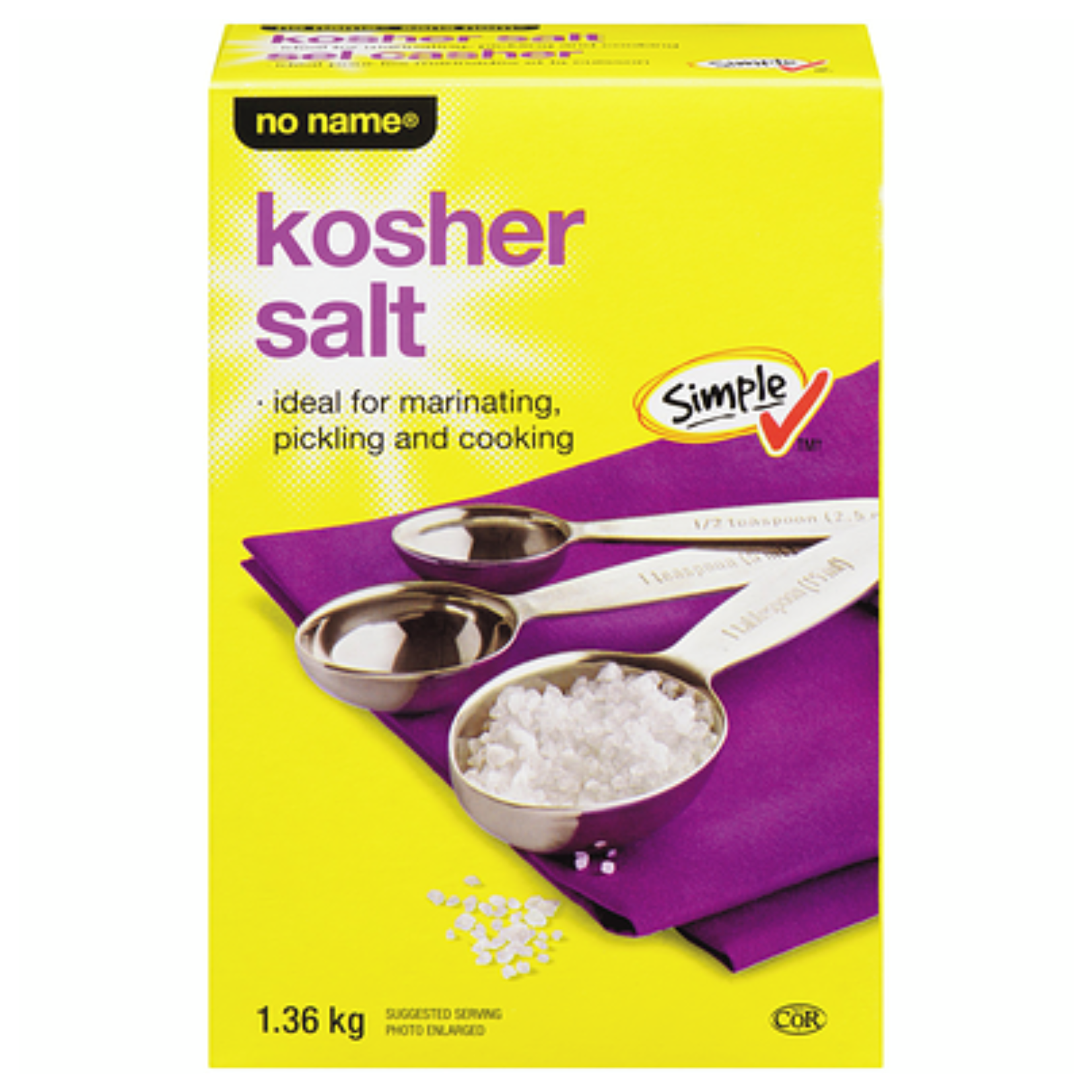 No Name Kosher Salt 1.36kg