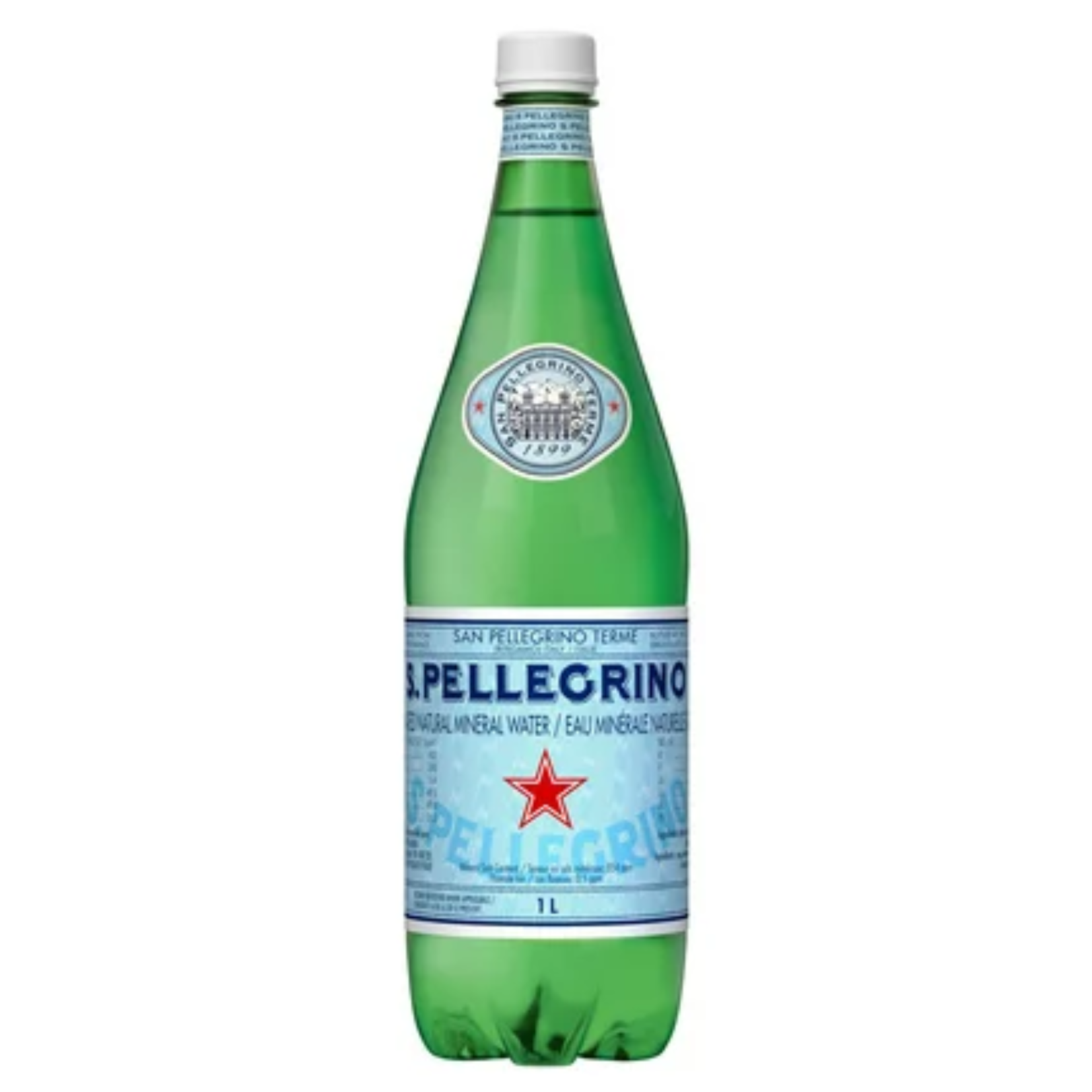 San Pellegrino Sparkling Natural Mineral Water 1L