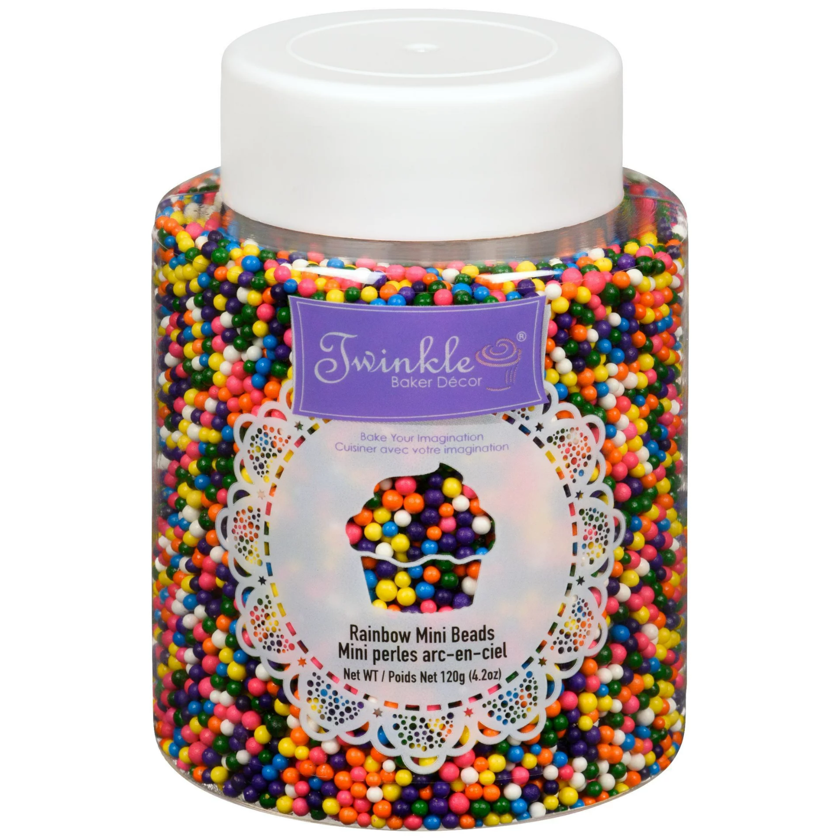 Twinkle Rainbow Sprinkles 120g
