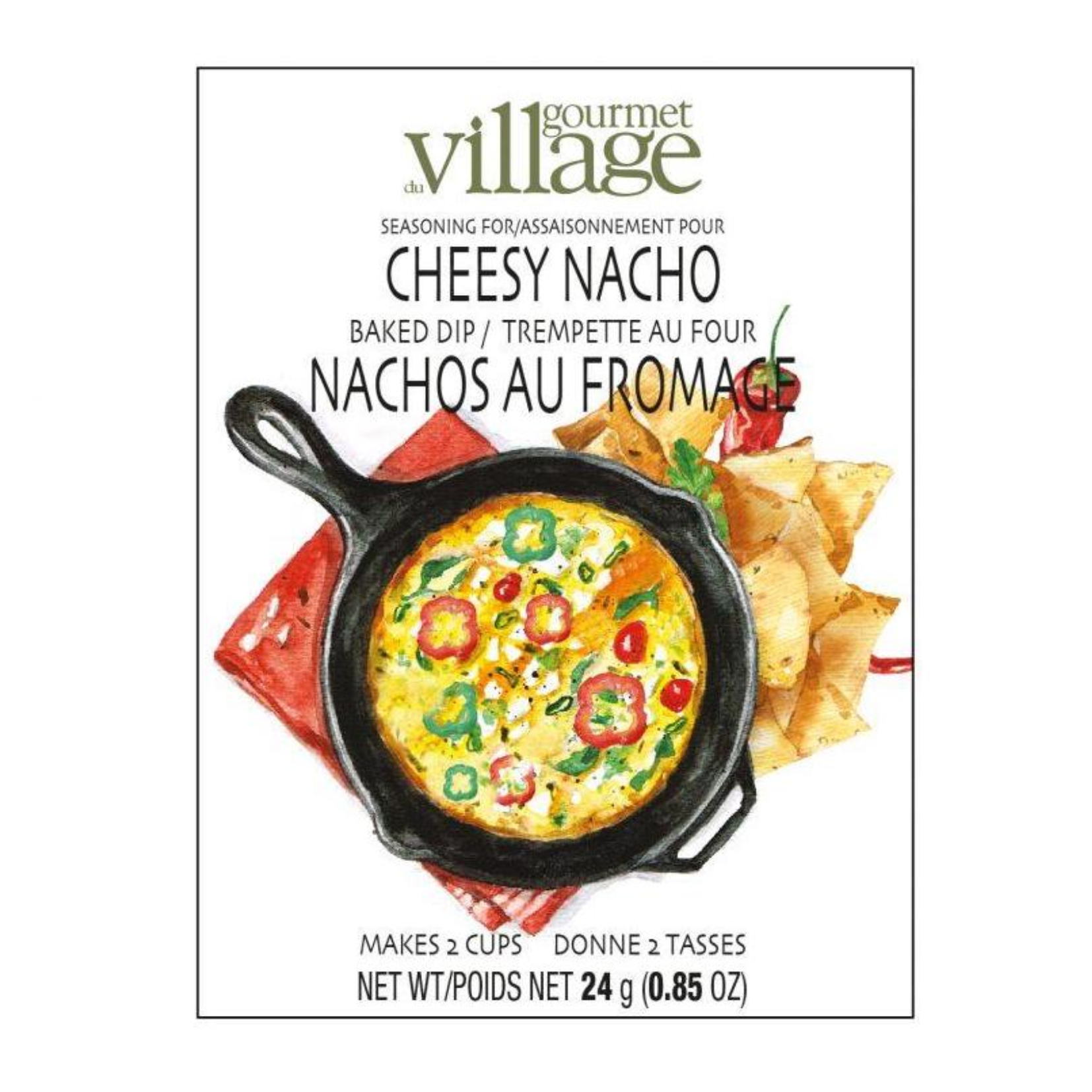 Gourmet du Village Cheesy Nacho Baked Dip Mix 24g