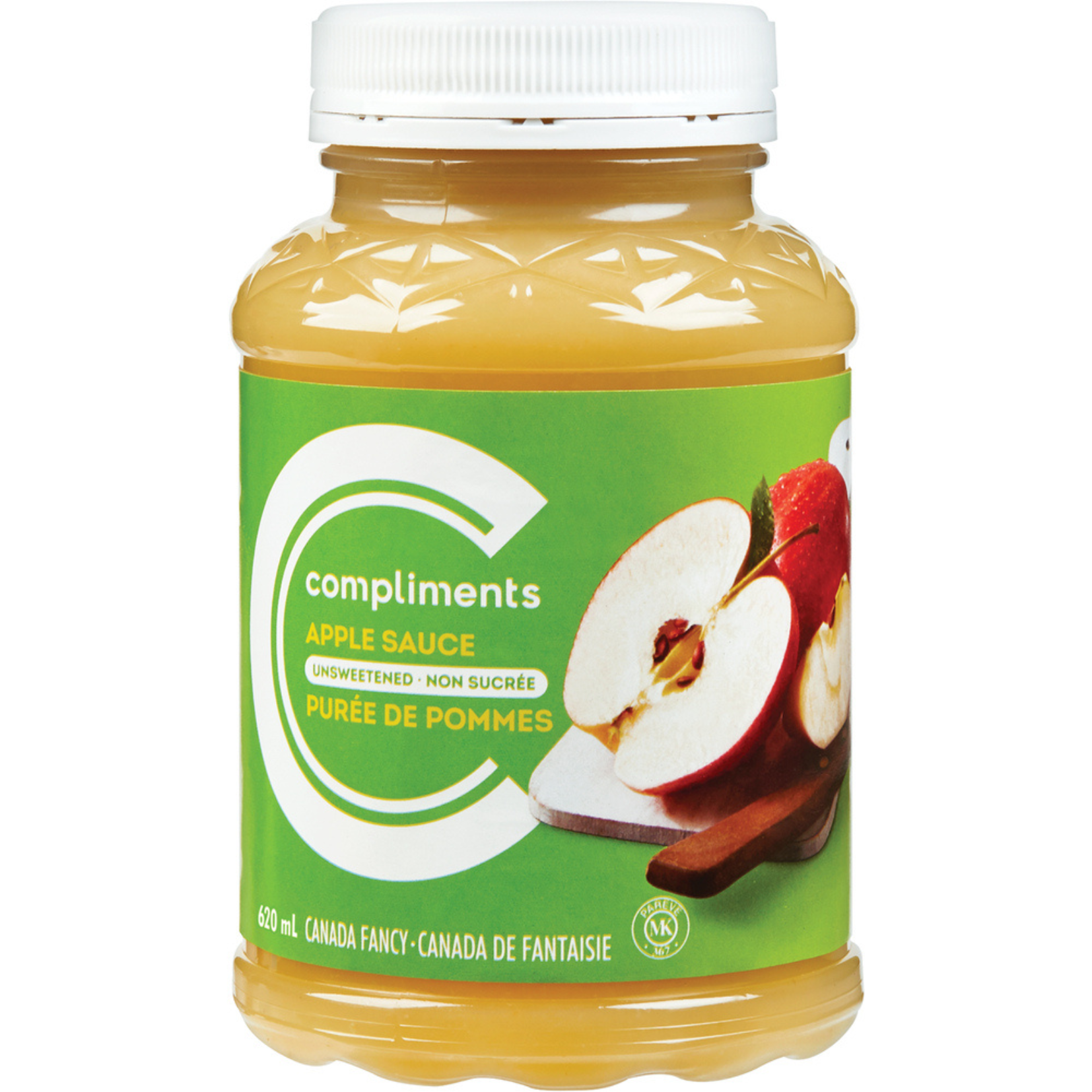 Compliments Unsweetened Apple Sauce 620ml