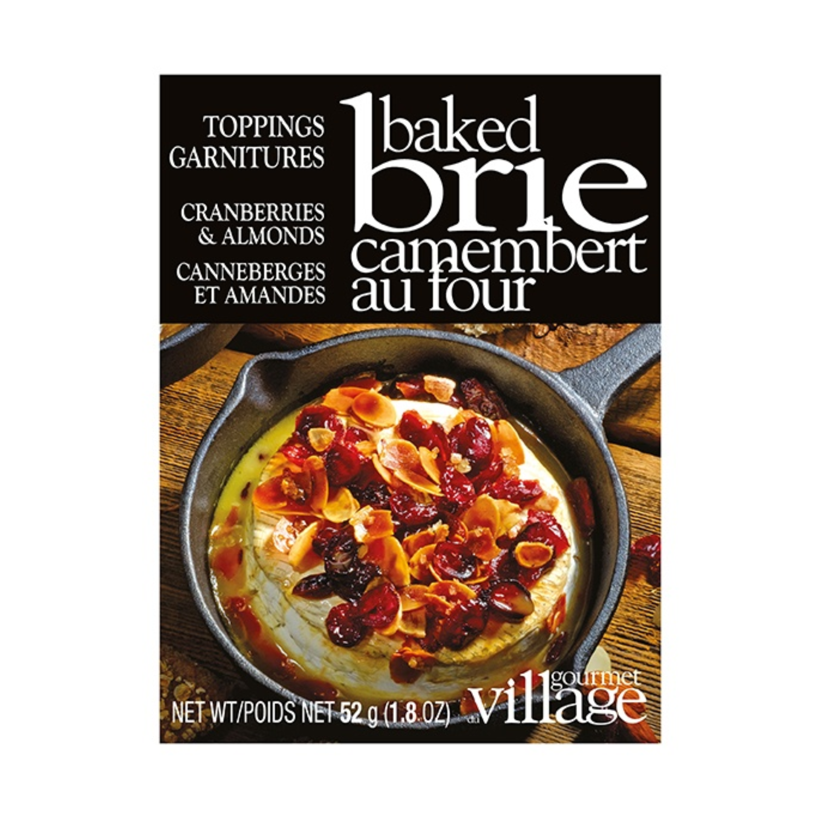 Gourmet du Village Cranberry & Almond Baked Brie Topping  52g